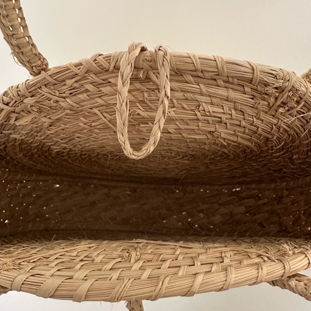 Structured Straw Bag - image 2
